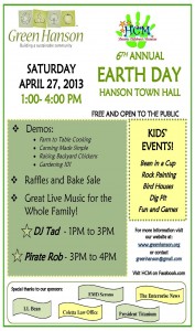 Earth Day Celebration in Hanson MA April 2013