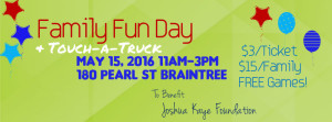 Joshua Kaye Foundation Family Day & Touch a Touch 2016 in Braintree MA