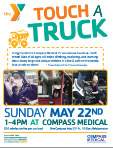 Old Colony YMCA Touch a Truck 2016 in East Bridgewater MA
