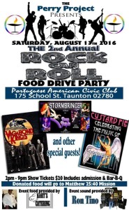 Rock Can Roll Music & Food Drive Party 2016 in Taunton MA