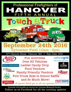 Hanover Firefighters Touch a Truck and Family Fun Day 2016