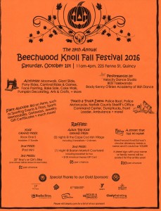 Beechwood Knoll Fall Festival 2016 in Quincy MA