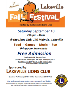 Lakeville Fall Family Festival 2016