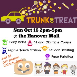 Hanover Mall Trunk or Treat 2016 