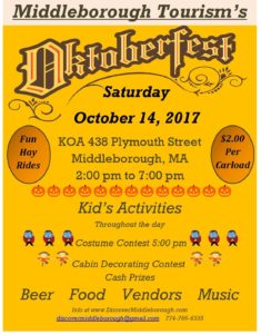 Middleboro Oktoberfest 2017 at KOA Campgrounds